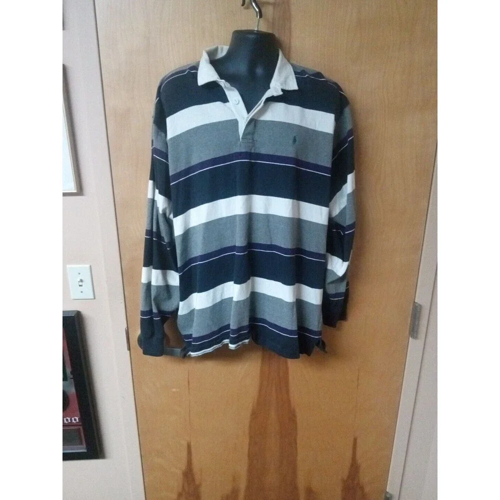 Polo Sport Ralph Lauren Men XXL Long Sleeve Color Block